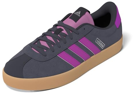 adidas VL Court 3.0 Shoes, Sneaker Donna, Shadow Navy Purple Burst Silver Met, 38 2/3 EU