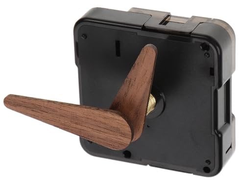 jojofuny Uhrwerk Quarz Mechanismus Für DIY Wanduhr Mit Leisen Holzzeigern Präzise Zeitmessung Ersatz Uhrwerk Zubehör Für Reparatur Und Bastelprojekte