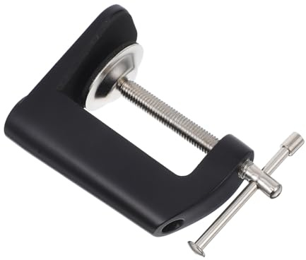 SEWOART Aluminium Tischklemme G Klemme für Lampe und Livestream Boom Arm Vielseitige Schreibtischhalterung Platzsparend Stabil Passend für Mikrofon und Spotlight Zubehör