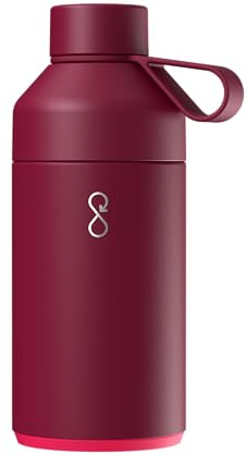 Ocean Bottle - Recycled Stainless Steel Reusable Water Bottle - Eco-Friendly & Reusable - Maroon Dusk - 25 oz