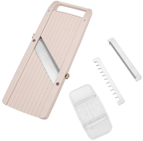 FAPEND Super Standard Madoline Slicer, with with 4 Japanese Stainless Steel Blades, Beige