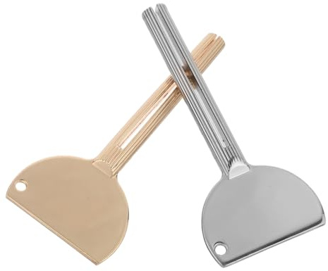 2 Stück Zahnpasta Tubenausdrücker aus Metall für Zinklegierung | Rollendes Quetschwerkzeug, für Lotion Tuben und Andere Packungen, Geeignet für Hotel und Reise