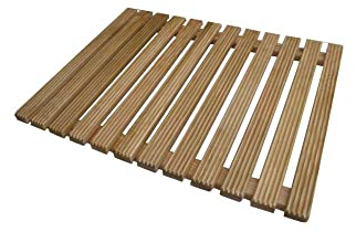 Pedana doccia Xtra Bianco in legno 55x69 h.4,5 lusso [XTRA BIANCO]