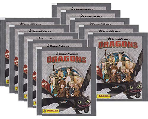 Dragons Panini Chroniken - Sammelsticker - 10 Tüten