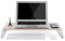 ThingyClub Monitor Stand Riser with Metal Feet for Computer Laptop iMac TV LCD Display Printer, Computer Monitor Riser with Desk Tabletop Organizer 20x9.45inch Sturdy Platform Save Space (White Birch)