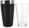 Boston - Shaker da cocktail in vetro da 473,2 ml e acciaio INOX con manicotto in gomma