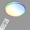 BRILONER - LED Deckenlampe mit Fernbedienung, Sternenhimmel, RGB Ring, LED Lampe, Deckenleuchte, Wohnzimmerlampe, Schlafzimmerlampe, Küchenlampe, Deckenbeleuchtung, Flurlampe, 41x7 cm, Weiß