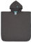 LÄSSIG Kinder Kapuzenhandtuch Badehandtuch Muslin Baumwolle/Muslin Poncho, grau, 1 Stück (1er Pack)