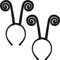 meekoo Schmetterling Antennen Stirnband Kostüm Haarband für Halloween Partys (2 Stücke)