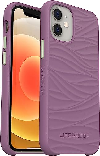 LifeProof Wake Hülle für iPhone 12 mini, stoßfest, Sturzschutz bis 2 Meter, schlanke schützende Hülle, Nachhaltig hergestellt aus recyceltem Ozeanplastik, Lila