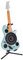 Beatfoxx GT-26 TQ Rory Plattenspieler in E-Gitarrenform - Vertikal Retro Vinyl Turntable mit Riemenantrieb - Schallplattenspieler mit Bluetooth & AUX - Set inkl. Gitarrenständer