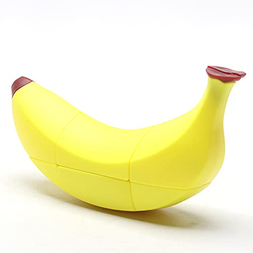 Yealvin 3D Fruit Cube 3×3 Banana Magic Speed Cube Kinder Lernspielzeug Puzzle Cube Brain Teaser