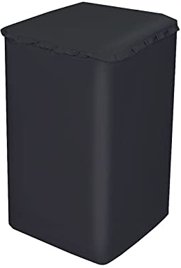 FJZFXKZL Housse Machine A Laver Rouleau noir machine à laver la machine à laver la laveuse écran solaire étanche couverture séchage de protection oxford top vêtements ouverte linge housse de protectio