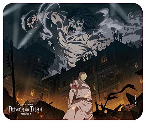 ABYSTYLE - Attack on Titan Tapis de Souris Souple Saison 4 Key Art