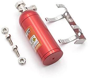 Jxjamp (Spielzeugteile) 1/10 Kletterauto Simulation Feuerlöscher Dekoration NOS Stickstoffflasche für Autozubehör (Color : Red)