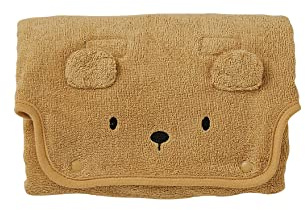 VERTBAUDET Baby Reise-Wickelunterlage aus Frottee BÄR karamell ONE SIZE