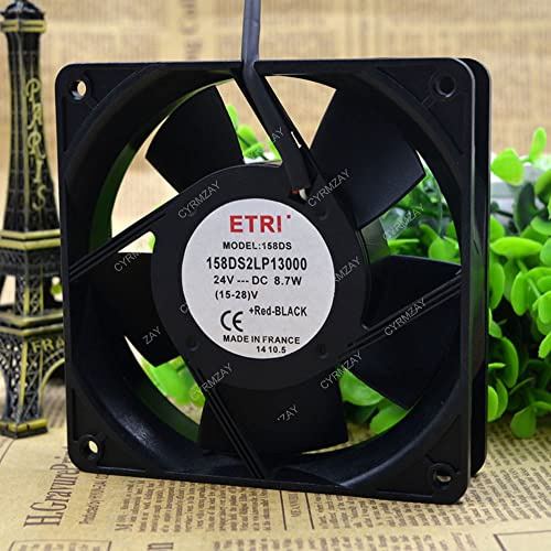 CYRMZAY Compatible For ETRI 158DS2LP13000 24V 8.7W 12032 12CM cooling fan