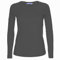 LessThanTenQuid Ladies Womens Plain Stretchy Long Sleeve Round Neck Top UK Sizes 8-24 (Slate Grey, 8-10)