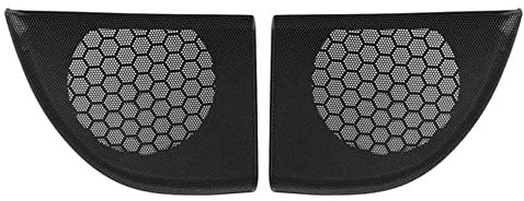 Micvtve Grille de Haut-Parleur de Garniture de Haut-Parleur de Porte de Voiture pour - Classe Coupé W203 2008-2011 A20372703889051 L + R
