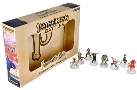 WizKids Pathfinder Battles: Impossible Lands - Heroes and Villains Boxed Set