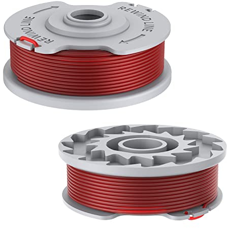 MUFUSHAN 2-teilige Ersatzfadenspule,Austauschbare Fadenspule für Gardena Turbotrimmer Art.-Nr. 8844 und 8845, Gardena Rasentrimmer SmallCut 300/23,Ersatzteil für Rasentrimmer(5306-20)