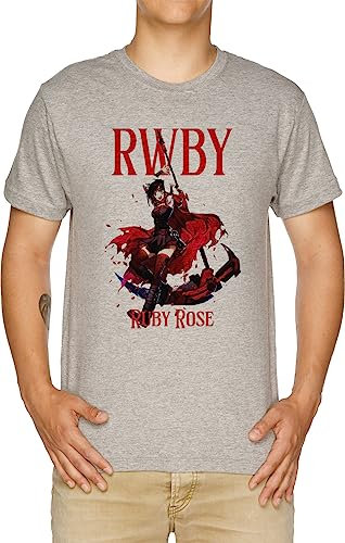Ruby Rose RWBY Herren T-Shirt Grau