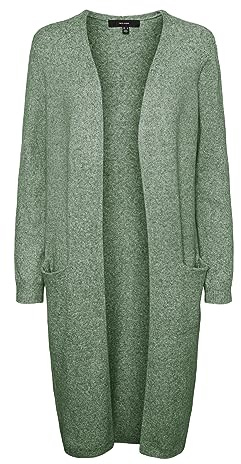 VERO MODA Female Cardigan VMDOFFY Cardigan, Riffle Green Melange, XS