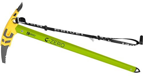 GRIVEL G Zero Green Eispickel mit langem EVO, 66 cm, CE-Sportschuhe, Uni, Erwachsene, Größe 66