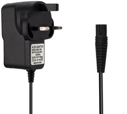 Lamkrtlp 12V for Braun Shaver Charger Cable Series 5, 3, 9, 7, 1 Beard Trimmer, Braun Shaver Charger UK Plug for 340 370 390cc 720 760cc 790cc 720s-4