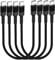 SUMPK Cavo USB C a Micro USB 30cm 4-pack, corto Micro USB a Tipo C cavo adattatore intrecciato, OTG 480Mbps trasferimento dati USB C a USB Micro compatibile per Samsung Galaxy S7 S6, J7, J3