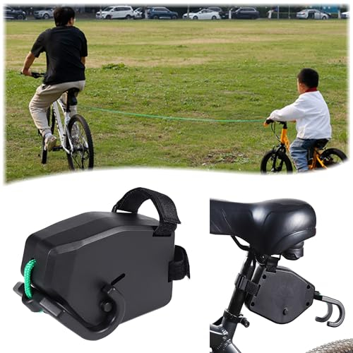 Abschleppseil Fahrrad Kinder, 2.5M Fahrrad Abschleppseil, Eltern Kind Zugseil Abschleppseil Traktionsseil Einziehbare Tragfähigkeit 90kg für Kinder MTB Bike für Alle Lenker