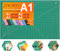 Density-upgraded 24 x 36 Large Self Healing Sewing Mat, Idemeet Rotary Cutting Mat 5 Play Cut Board for Crafts Hobby Project, A1, Green