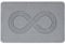 Pure 4Home - Stone Bath Mat | Badematte Stein | Diatomite Stone Bath Mat | 60cm x 39cm Stein Badematte Quick Dry | Seinmatte Badezimmer | Stone Quick Drying Mat (Infinito Gray)
