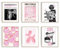 Habseligkeit Modische Wandkunstdrucke, trendige, niedliche Wandkunst-Poster für Raumdekoration, ästhetisch, einzigartige Raumdekoration für Mädchenwohnheim, ungerahmt, 27,9 x 35,6 cm, 6 Stück