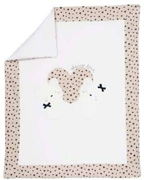 Chicco, Coperta per neonati sfoderabile in ciniglia (Bianco sporco)