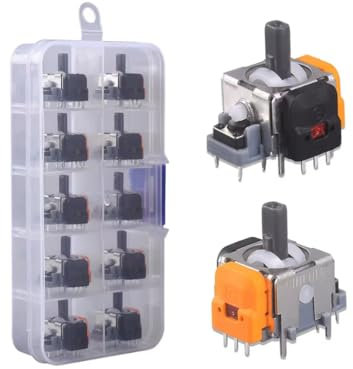 Paquete de 10 joystick analógico de repuesto para PS5/PS4/Switch Pro, módulo de joystick de mando de juegos (para PS4)