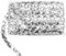 Paillettenband 15 Yards Paillette Trim Bänder Handwerk Gewelltes Glitzer Bauchtanzgürtel Bühnenkostüme Dekoband für DIY Nähen Kostüme (Silber)