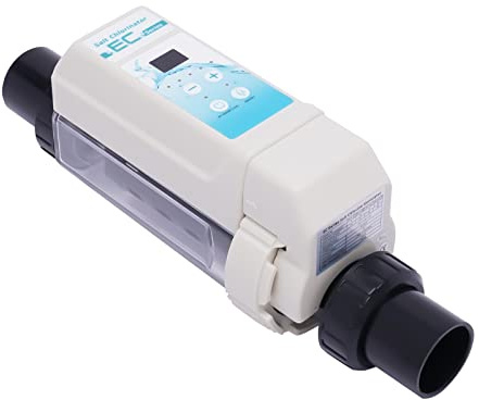 Begoniape Cloratore di acqua salata, clorinatore per piscine ≤ 50 m³, uscita cloro 8 g/h, generatore di cloro multifunzionale, emissione di cloro regolabile, costruzione monopezzo