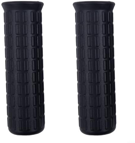 2 maniglie in gomma per carriola, tubi rotondi neri, manicotti di ricambio in gomma PVC, corrimano per aste per macchine agricole (122 x 30 mm)