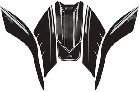 Tank Schutz Aufkleber FÜR LFC700 LFC 700 Motorrad Anti Slip Heizöl Tank Pad Seite Knie Grip Protector Aufkleber Aufkleber Pads