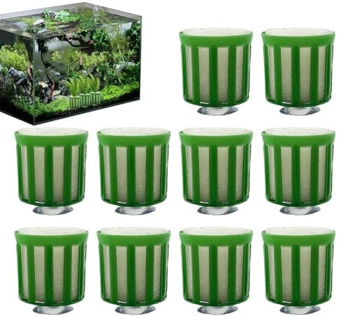 Aquatic Plants Fixed Ring - Aquatic Plants Fixed Basket | Aquarium Plant Weights Pot with Suction, 10pcs Aquatic Plant Fixed Holder, Aquatic Plant Cups, Aquarium Landscape Decoration for Fish Tank