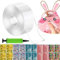 Tape Bubbles Nano Bubble Tape Seifenblasen-Set, Magisches Seifenblasen-Klebeband für Geburtstagsgeschenke, Seifenblasen-DIY-Bastelset, Transparentes Set mit Inflator und Seifenblasenfüller, 20 Packung