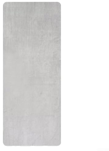 Rutschfestes Mikrofaser-Handtuch für Yogamatte, 184 x 62 cm, ideal für Hot Yoga, leicht zu reinigen, Grau