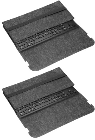 Nexarelle 2Pcs 84/87 Keys Keyboard Case Sleeve Travel Bag 14.6x7.1x1.8 | Dustproof Waterproof Carrying Case,for Mechanical Keyboards,Dark Gray