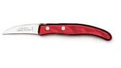 Claude Dozorme - COUTEAU BEC D'OISEAU BERLINGOT MANCHE NACRINE BORDEAUX