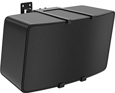 notiela Speaker Wall Mount for Sonos Five & Play 5, Tilt & Swivel Adjustable Bracket, Black