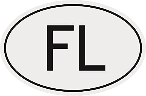 U24 Aufkleber Autokennzeichen FL = Liechtenstein Autoaufkleber Sticker