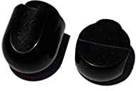Replacement Part Set of 2 Lock Lever and Speed Control Black Knob for KitchenAid Stand Mixer