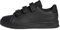 adidas Advantage Court Lifestyle Hook-and-Loop Shoes Chaussures de Tennis, Core Black/Core Black/Grey Six, 28 EU
