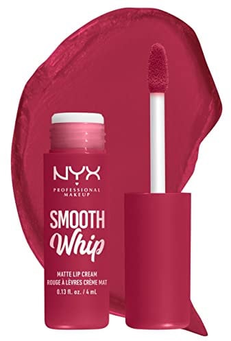 NYX Professional Makeup Flüssiger Lippenstift mit mattem Finish, Lebendige Farben mit Shea- & Kakaobutter, Farbe: Fuzzy Slippers